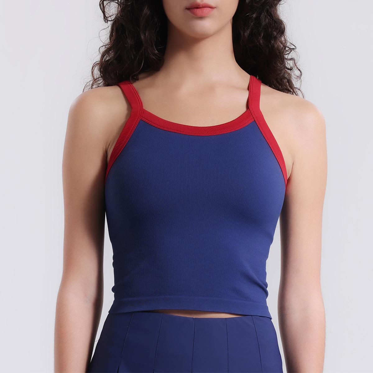 Цветовой блок U-образная спинка Высокоэластичный бюстгальтер для йоги Lulu - Ударопрочный фитнес-спортивный жилет для женщин XL (130-140 lbs)
Цветовой блок U-образная спинка Высокоэластичный бюстгальтер для йоги Lulu - Ударопрочный фитнес-спортивный жилет для женщин XL (130-140 lbs)