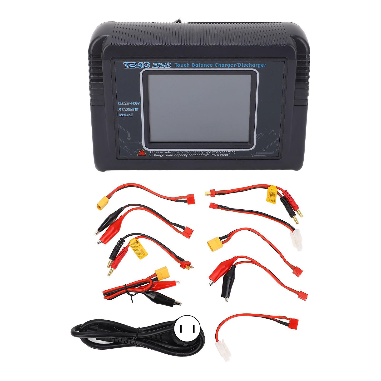 Lipo Battery Charger Professional Touch Color Screen Efficient Dual Lipo Battery Balance Charger
Lipo Battery Charger Professional Touch Color Screen Efficient Dual Lipo Battery Balance Charger