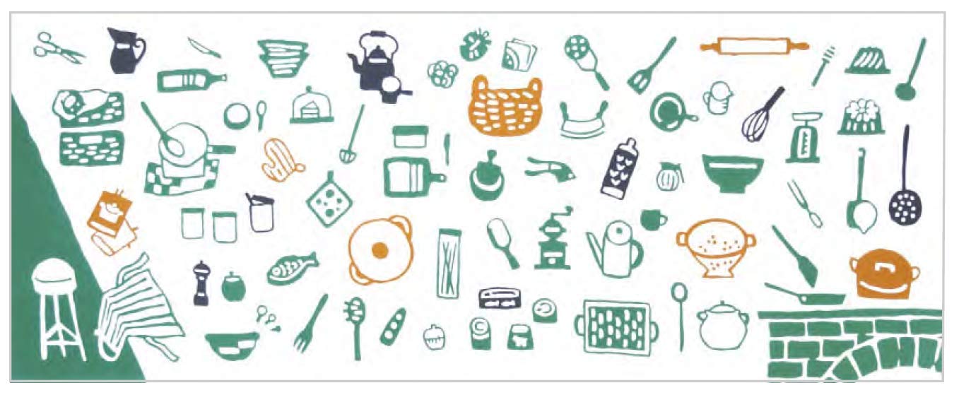 Todaya Shoten Tenugui Kitchen 934 Niwaen-zome Towel, Green,
Todaya Shoten Tenugui Kitchen 934 Niwaen-zome Towel, Green,