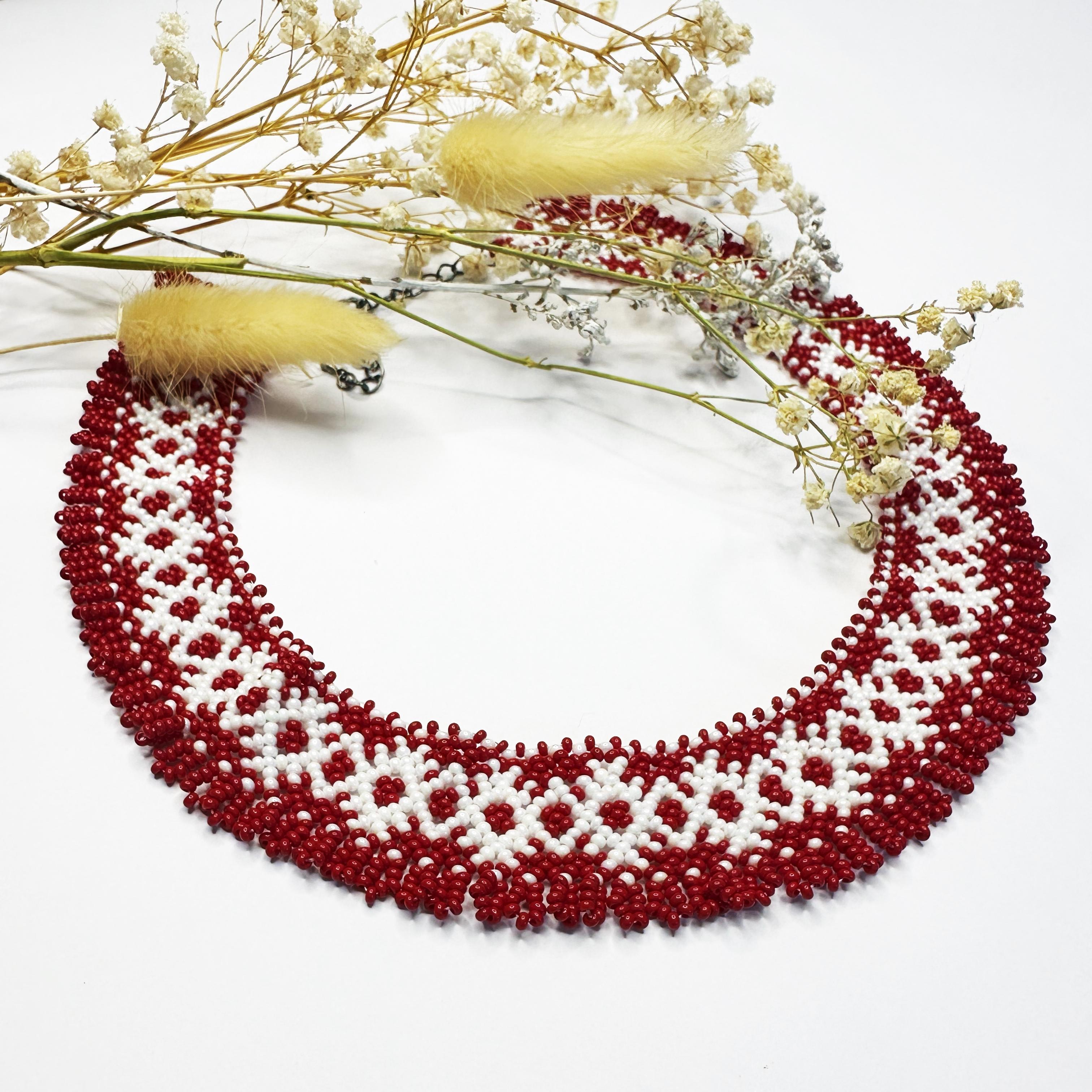 Традиційна українська силянка з бісеру HatynkaUA Necklace намисто ручної роботи (SUN999_53)
Традиційна українська силянка з бісеру HatynkaUA Necklace намисто ручної роботи (SUN999_53)
