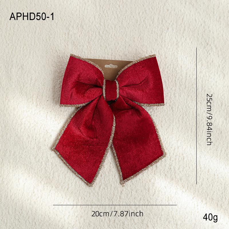 Gold-Edged Christmas Bow Classic Holiday Bow Festive Bow Decoration For Staircases Garlands Mantels
Gold-Edged Christmas Bow Classic Holiday Bow Festive Bow Decoration For Staircases Garlands Mantels