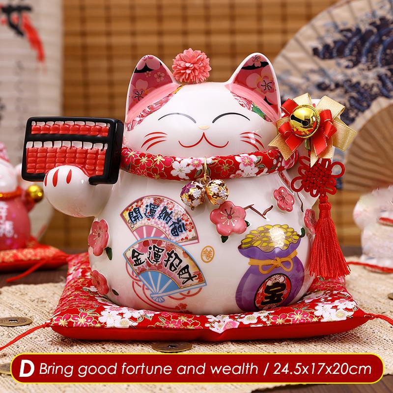 9-дюймовый керамический кот удачи Манеки-неко украшение для дома подарок фэн-шуй копилка центральный элемент
9-дюймовый керамический кот удачи Манеки-неко украшение для дома подарок фэн-шуй копилка центральный элемент