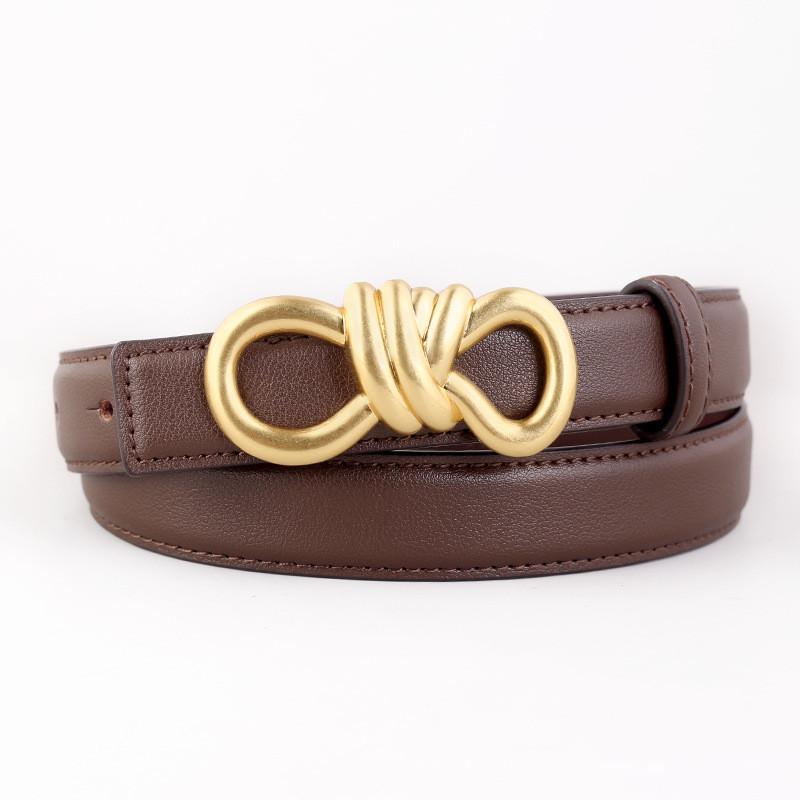 Classic Leather Women Belt With Butterfly Bow Decor For Casual And Office Wear Coffee Leather
Classic Leather Women Belt With Butterfly Bow Decor For Casual And Office Wear Coffee Leather