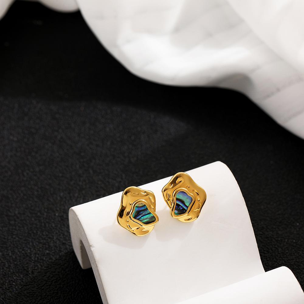 Vintage Irregular Round Square Natural Abalone Shell Earrings for Women Creative Gold Plated Geometric Statement Dangle Earrings
Vintage Irregular Round Square Natural Abalone Shell Earrings for Women Creative Gold Plated Geometric Statement Dangle Earrings