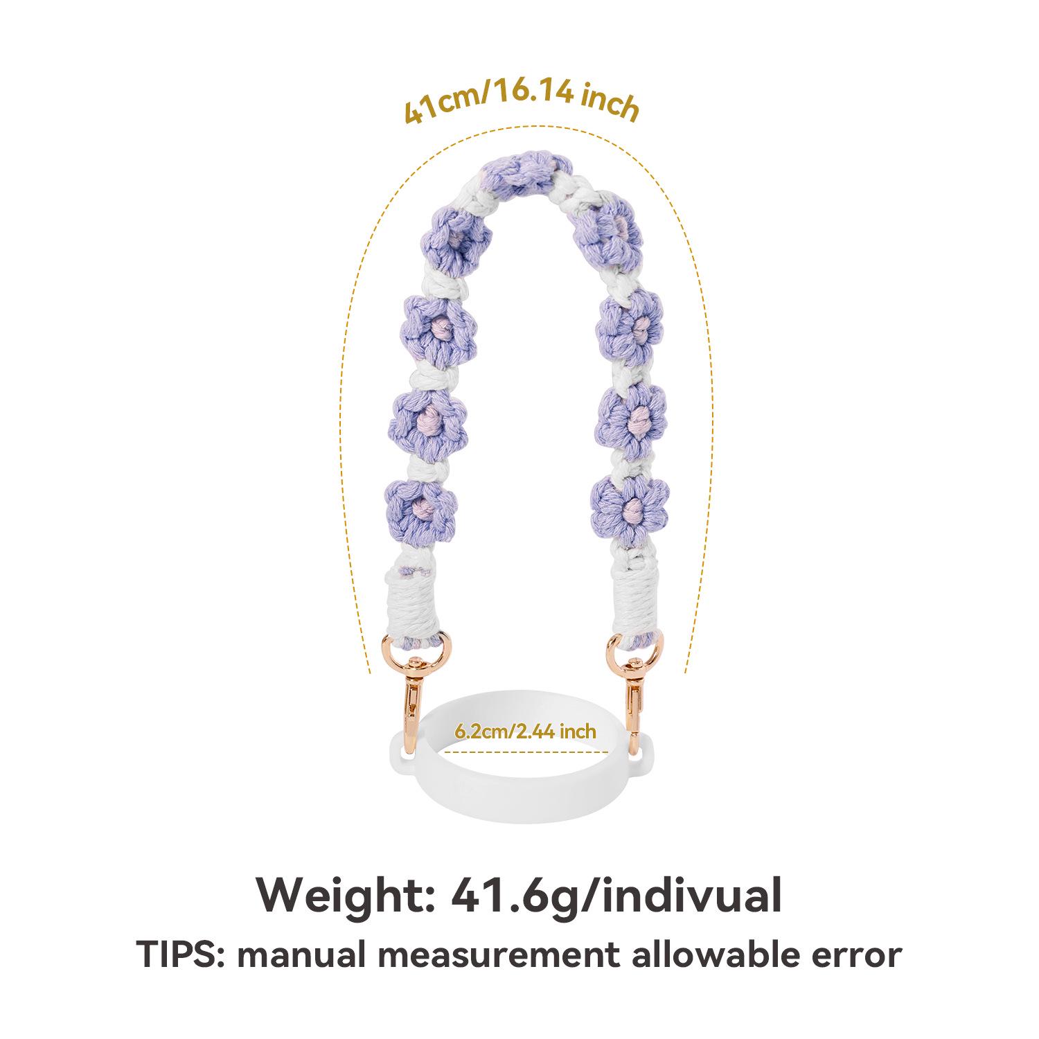 Stanley Hand-Woven Flower Rope Lanyard for Water Bottles and Thermos Cups - Women s Edition
Stanley Hand-Woven Flower Rope Lanyard for Water Bottles and Thermos Cups - Women s Edition