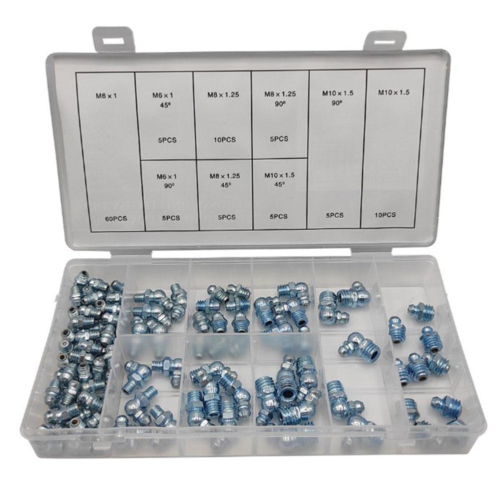 Nickel Plated Iron Construction Efficiently Designed 110 Piece Grease Nipple Kit Suitable for Vehicle Maintenance Tasks China Mainland
Nickel Plated Iron Construction Efficiently Designed 110 Piece Grease Nipple Kit Suitable for Vehicle Maintenance Tasks China Mainland