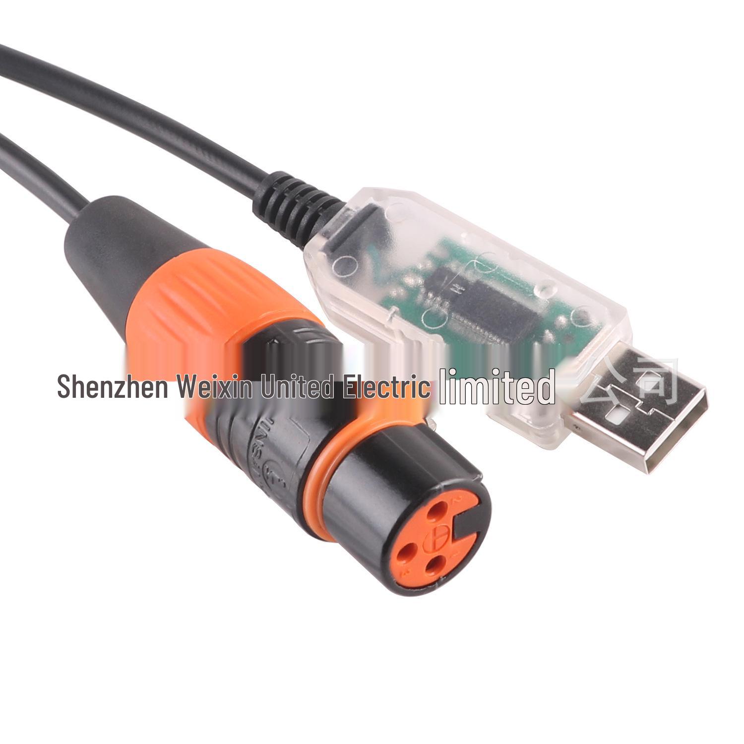 uDMX Control Cable for DMX512 Stage Lighting & Smoke Machine Configuration, Freestyler & Q-light Adapter 1m чорний/червоний
uDMX Control Cable for DMX512 Stage Lighting & Smoke Machine Configuration, Freestyler & Q-light Adapter 1m чорний/червоний