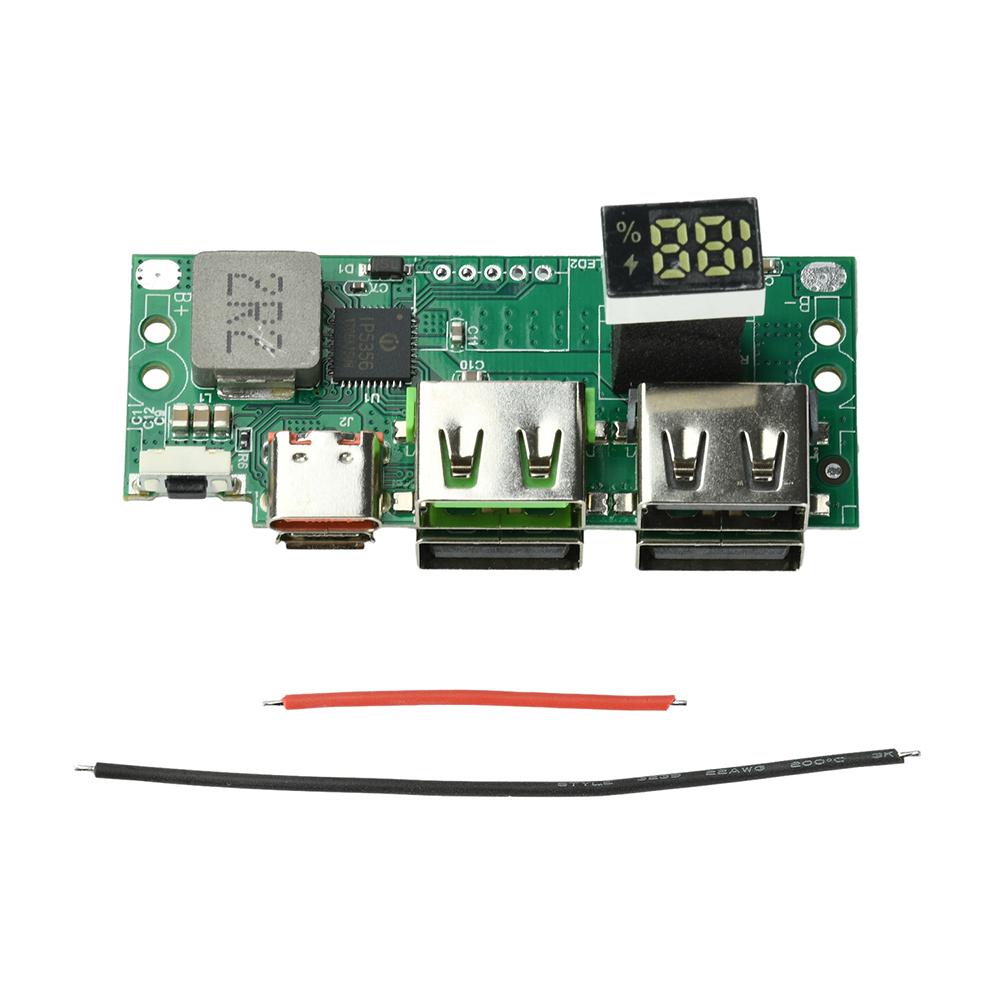 Digital Display Lithium Battery Fast Charging Module IP5356 Type-C Micro USB PD/QC 22.5W Super Fast Charging Board
Digital Display Lithium Battery Fast Charging Module IP5356 Type-C Micro USB PD/QC 22.5W Super Fast Charging Board