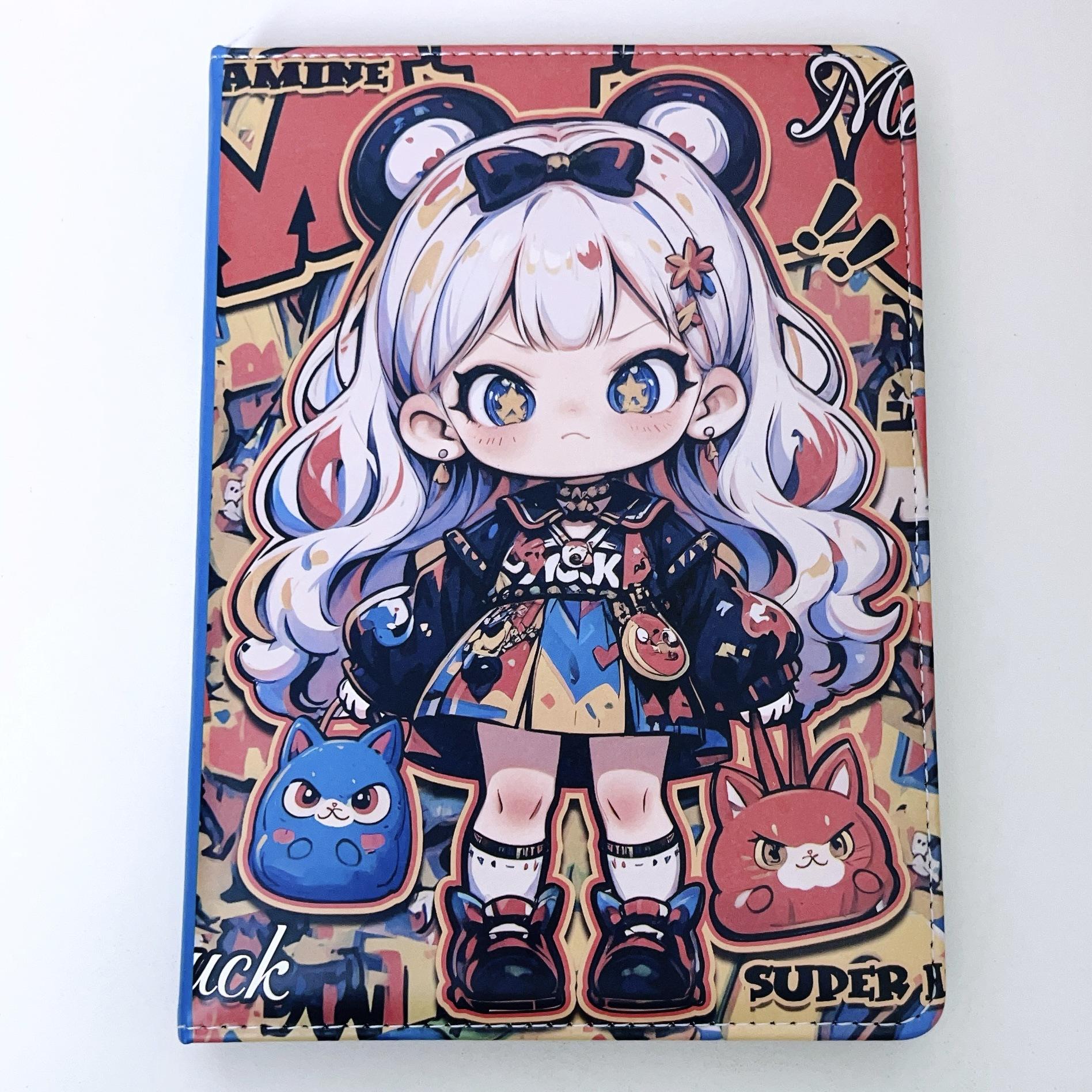 Расписная кожаная тетрадь A5 Модный крутой дневник A5 с цветными страницами Двумерный блокнот
Расписная кожаная тетрадь A5 Модный крутой дневник A5 с цветными страницами Двумерный блокнот