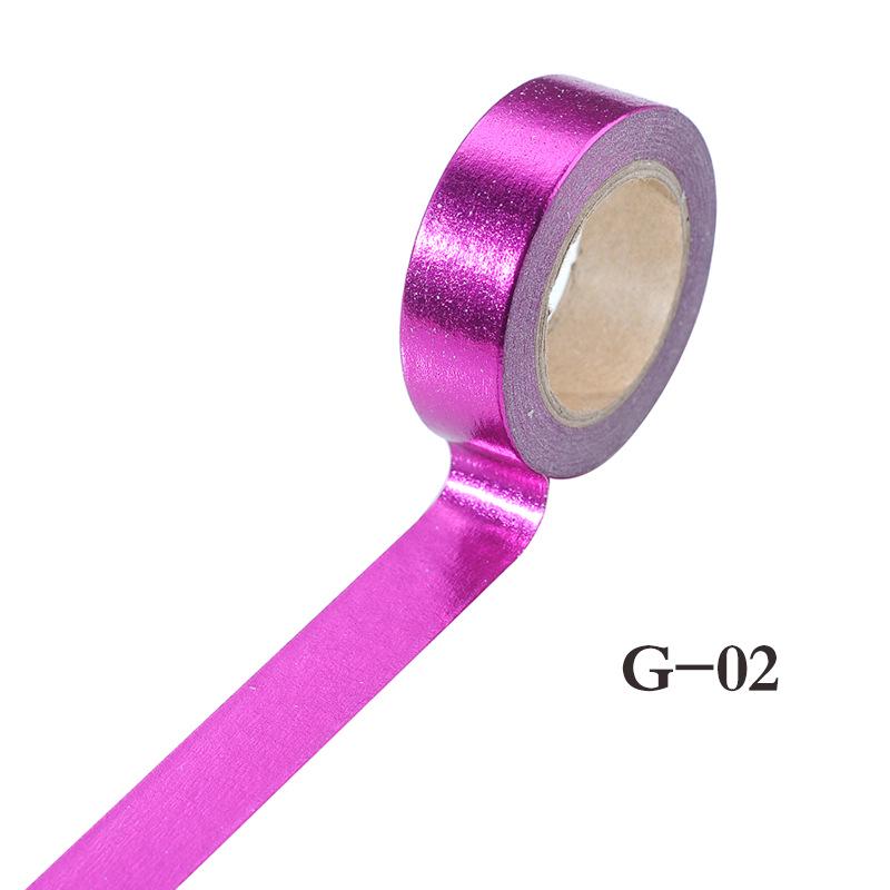 AGU Solid Color Hot Stamping Washi Tape for Journals - 10m
AGU Solid Color Hot Stamping Washi Tape for Journals - 10m