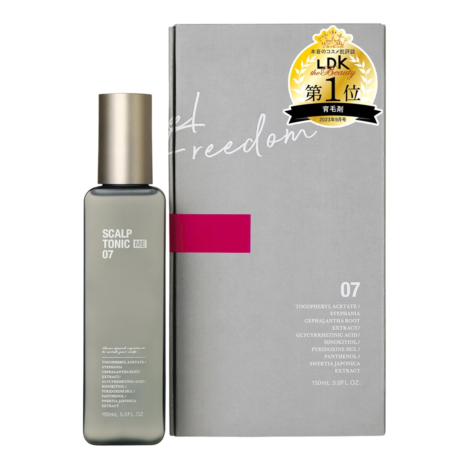 Feel Freedom Scalp Tonic ME 07 Hair Growth Agent 150ml Hair Growth Promotion Hair Loss Prevention HOLLYWOOD Hollywood Hollywood Cosmetics Medicinal
Feel Freedom Scalp Tonic ME 07 Hair Growth Agent 150ml Hair Growth Promotion Hair Loss Prevention HOLLYWOOD Hollywood Hollywood Cosmetics Medicinal