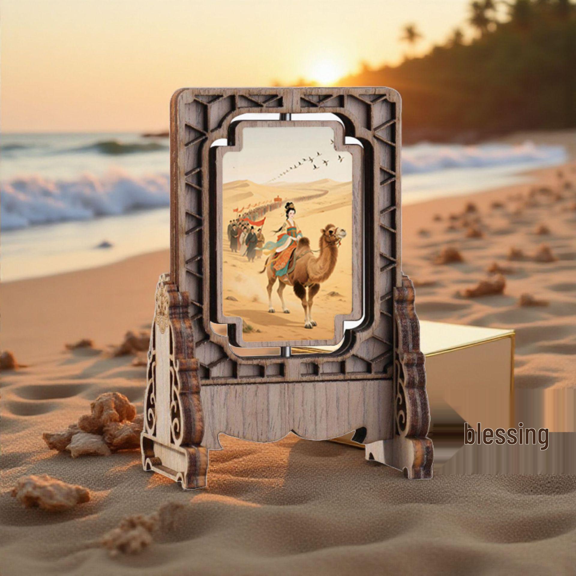 Rotatable Chinese Classical Beauty Frame Stand Ornament Magnet Round Rotatable Stand + Mirror Surface
Rotatable Chinese Classical Beauty Frame Stand Ornament Magnet Round Rotatable Stand + Mirror Surface