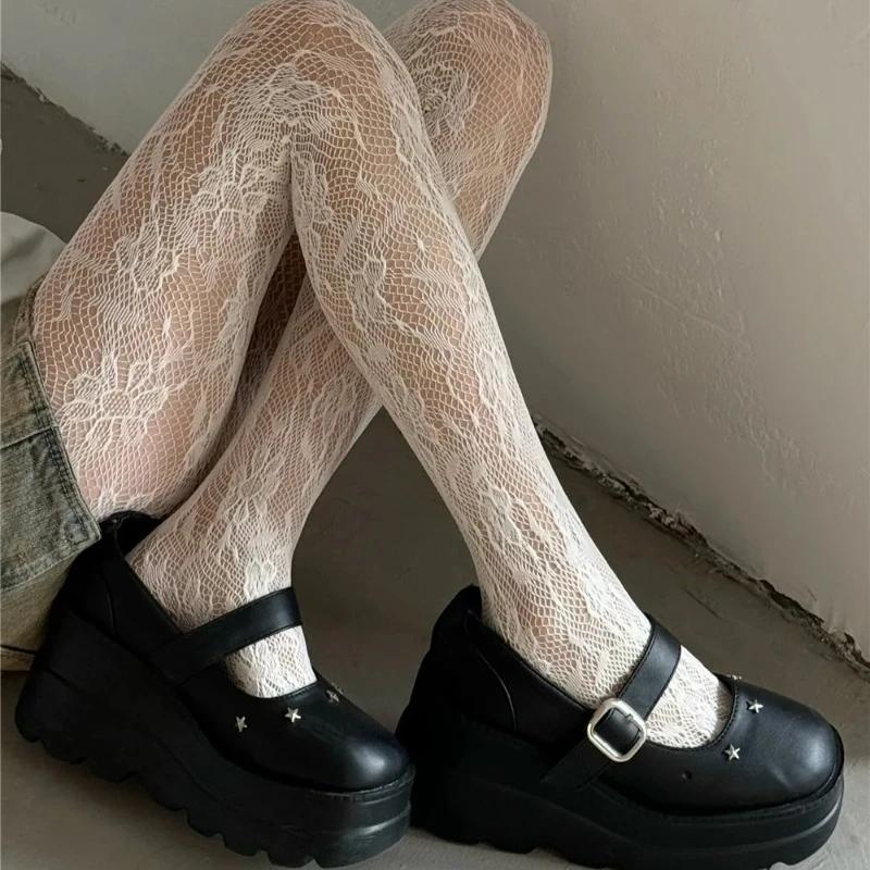 Spicy Girl Style Flower Mesh Socks Colorful Embroidered Hollow Out Women s Pantyhose Sexy Vintage Lace Long Socks One Size
Spicy Girl Style Flower Mesh Socks Colorful Embroidered Hollow Out Women s Pantyhose Sexy Vintage Lace Long Socks One Size