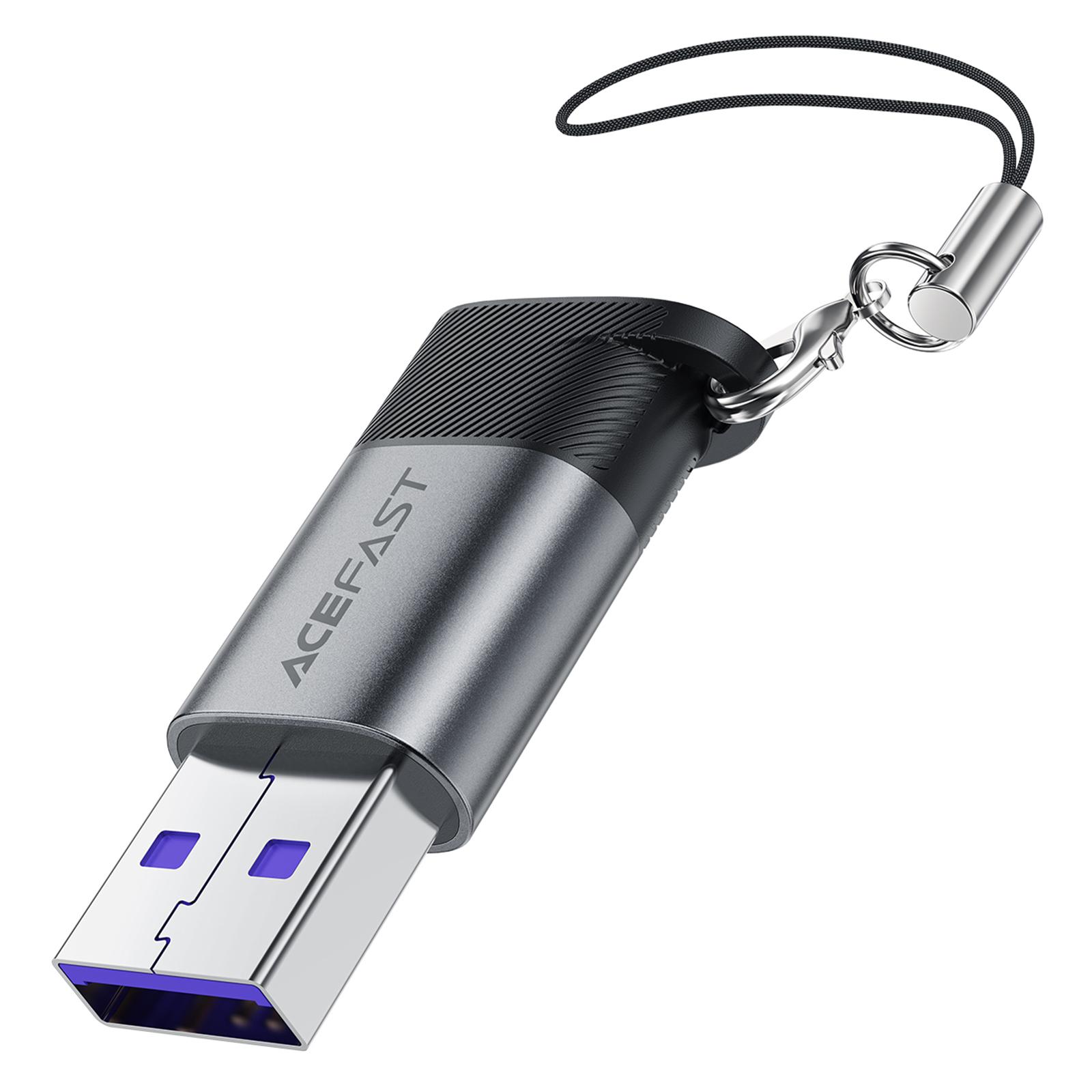 ACEFAST J8 USB-C Female to USB-A Male Adapter 10Gbps Data Transfer Fast Charging Converter A
ACEFAST J8 USB-C Female to USB-A Male Adapter 10Gbps Data Transfer Fast Charging Converter A