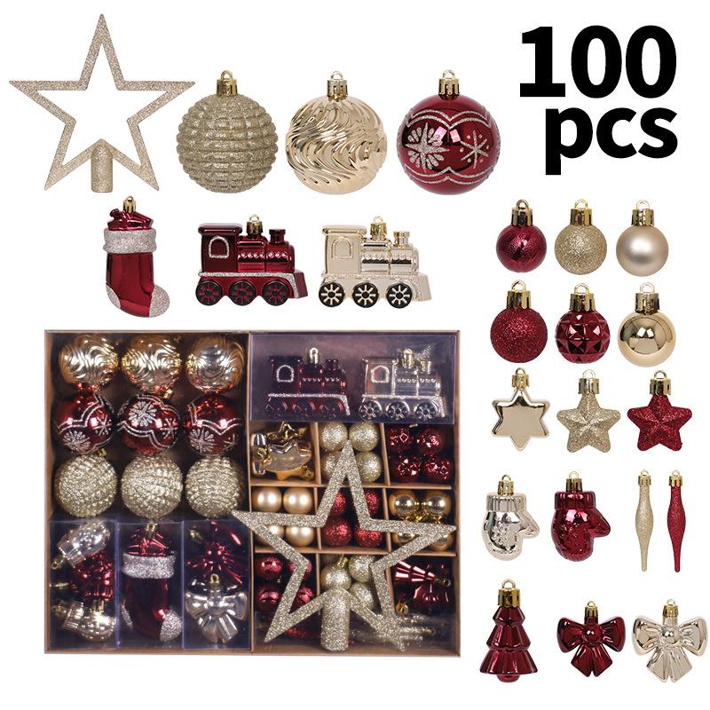 100pcs Christmas Decorations Painted Christmas Ball Set Tree Top Star Hanging Christmas Tree Decoration Pendant 38 31 8cm
100pcs Christmas Decorations Painted Christmas Ball Set Tree Top Star Hanging Christmas Tree Decoration Pendant 38 31 8cm