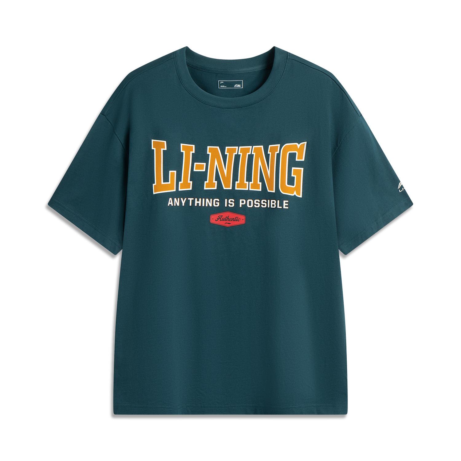 Lining Sports Lifestyle Series Casual Minimalist Solid Color Round Neck Pullover Loose Short Sleeve T-Shirt Unisex T-Shirt Dark-Reef-Green AHSV261-7 S
Lining Sports Lifestyle Series Casual Minimalist Solid Color Round Neck Pullover Loose Short Sleeve T-Shirt Unisex T-Shirt Dark-Reef-Green AHSV261-7 S