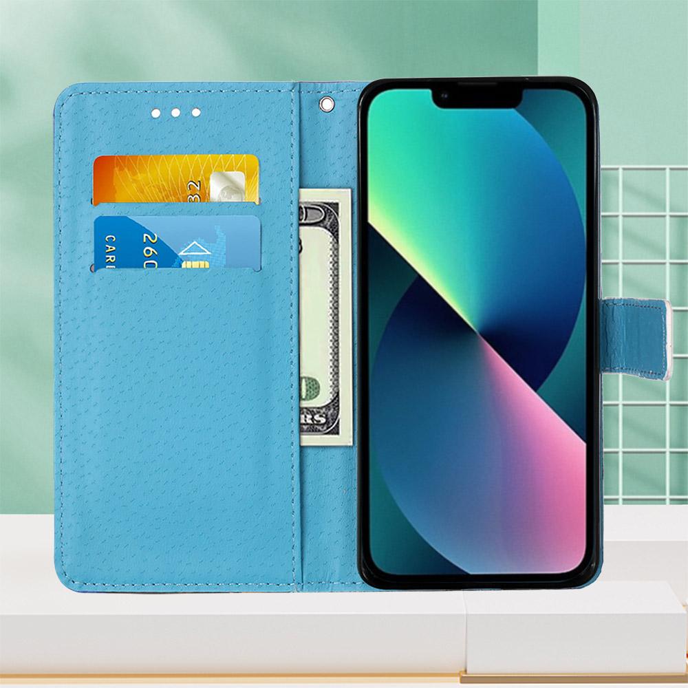 For iPhone 14 Leather Case with Strap and Card Holder Pattern Printing Phone Stand Cover Mandala Flower
For iPhone 14 Leather Case with Strap and Card Holder Pattern Printing Phone Stand Cover Mandala Flower