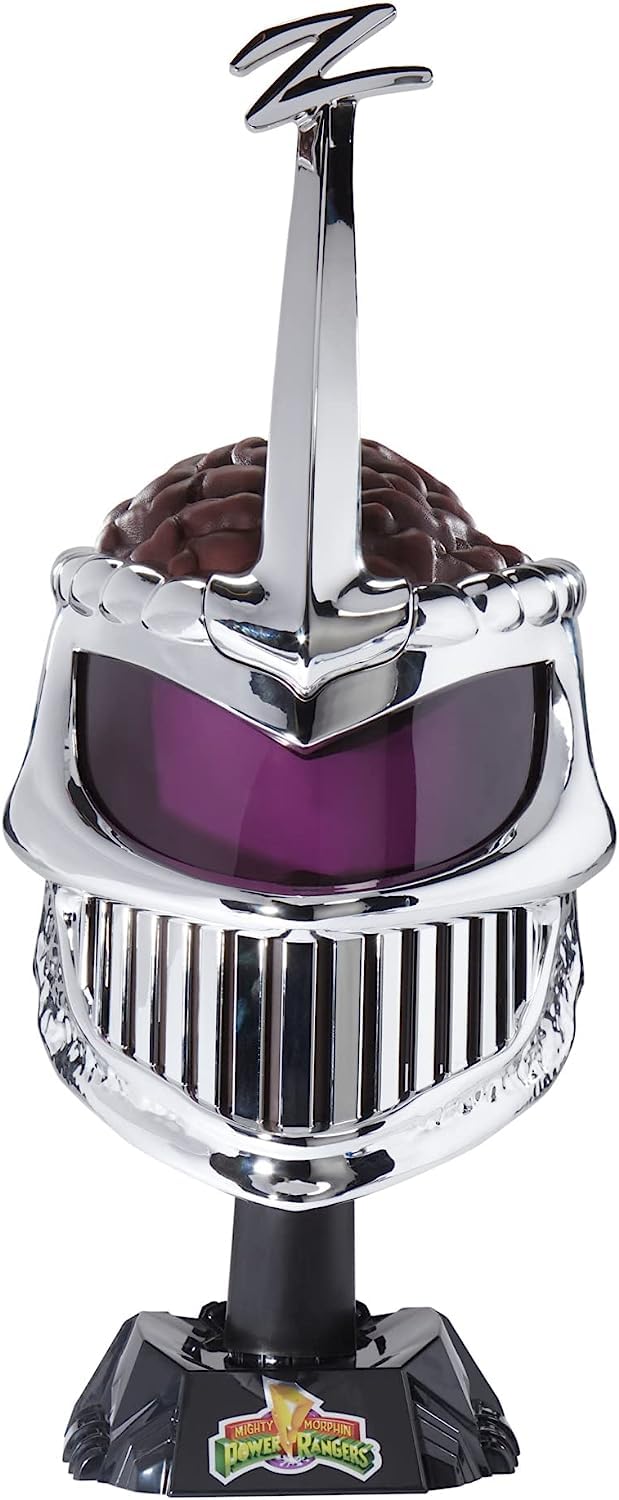 Коллекция Power Rangers Lightning, шлем для ролевой игры Lord Zedd Premium с электронным устройством смены голоса, в комплекте подставка для дисплея
Коллекция Power Rangers Lightning, шлем для ролевой игры Lord Zedd Premium с электронным устройством смены голоса, в комплекте подставка для дисплея