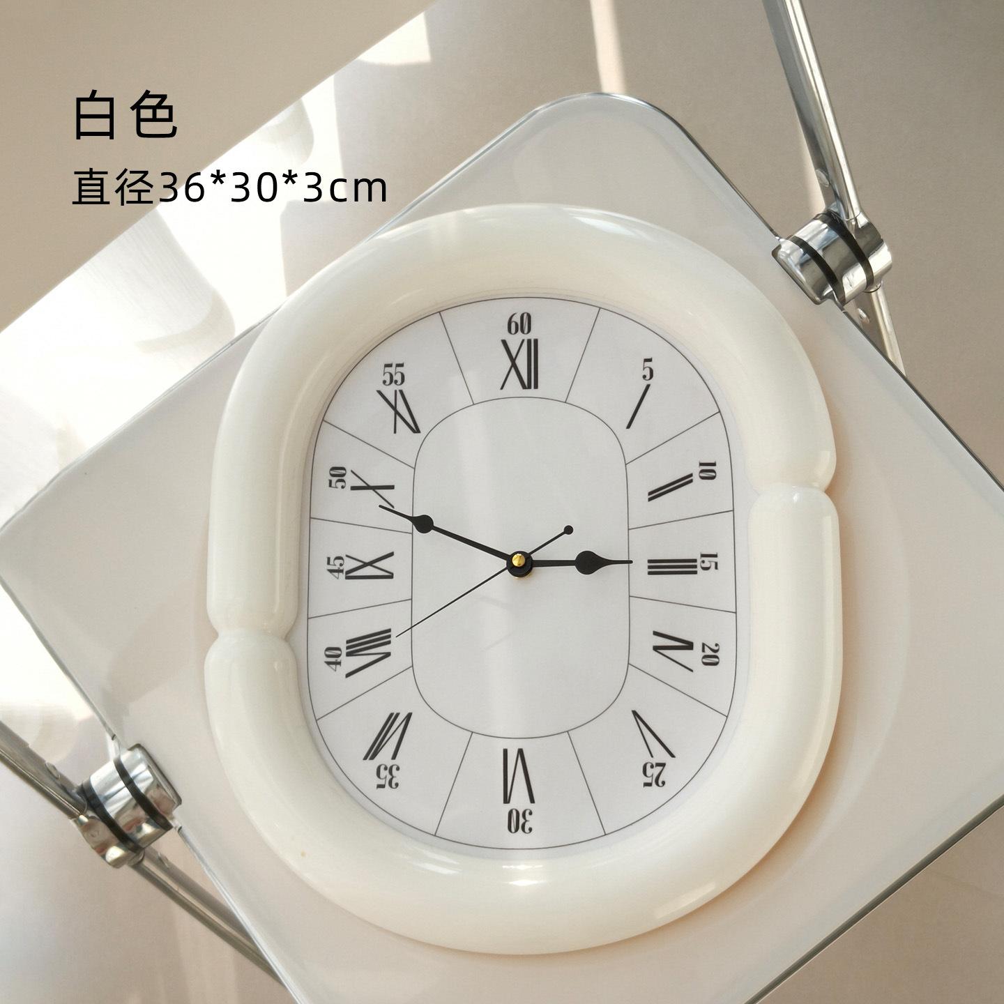 Dopamine French Retro Oval Fat Clock Home Wall Hanging Bedroom Desktop Decorative Clock Home Soft Decoration Ornament белый
Dopamine French Retro Oval Fat Clock Home Wall Hanging Bedroom Desktop Decorative Clock Home Soft Decoration Ornament белый