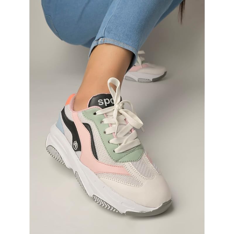 Shoetopia Smart Casual Comfortable White Sneakers For Women & Girls-Eu41 8 UK білий
Shoetopia Smart Casual Comfortable White Sneakers For Women & Girls-Eu41 8 UK білий