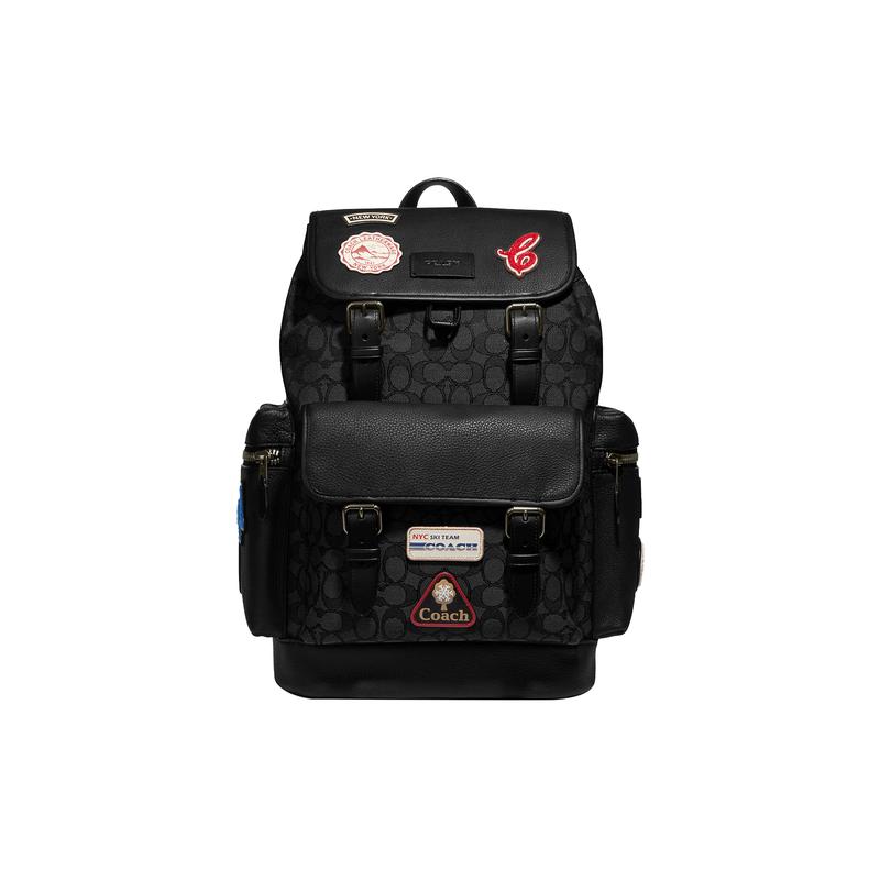 COACH backpack Sprint 29 Classic Presbyopic Drawstring Closure and Quick Clip Closure Ski Patch Jacquard Fabric and Pebbled Cowhide School Bag Large чорний
COACH backpack Sprint 29 Classic Presbyopic Drawstring Closure and Quick Clip Closure Ski Patch Jacquard Fabric and Pebbled Cowhide School Bag Large чорний
