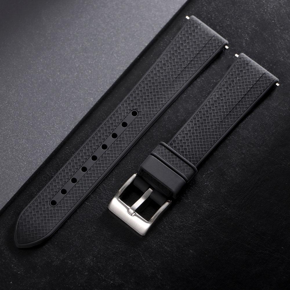 20mm 22mm Soft Silicone Strap Quick Release for Seiko for Citizen Rubber Watch Band for Omega Business Men Women Sport Bracelet 20mm чорний
20mm 22mm Soft Silicone Strap Quick Release for Seiko for Citizen Rubber Watch Band for Omega Business Men Women Sport Bracelet 20mm чорний