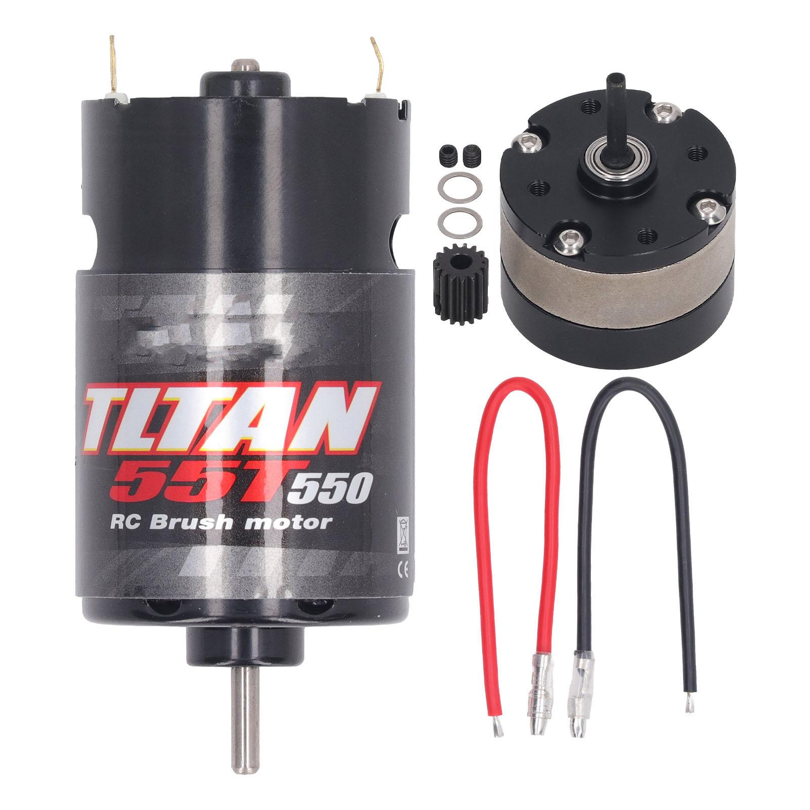 550 RC Motor Black Brushed Motor 55T Built in Cooling Fan High Speed Universal Motor with 13
550 RC Motor Black Brushed Motor 55T Built in Cooling Fan High Speed Universal Motor with 13