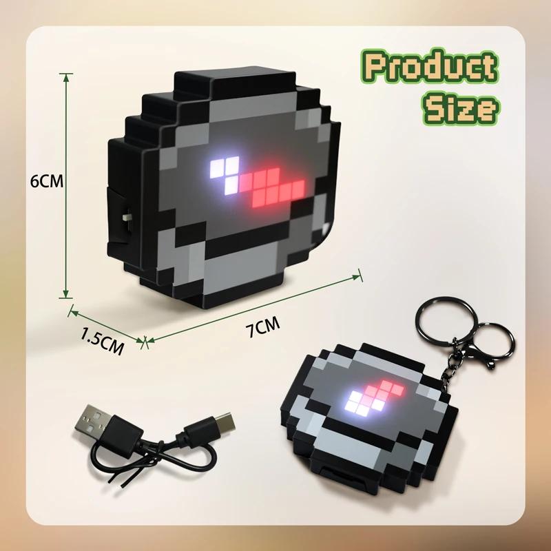 Non-Toxic Kids 3D Rechargeable Pixel Compass Keychain Creative Cartoon Backpack Key Chain Simple Design Game Periphery Toys Birthday Gifts
Non-Toxic Kids 3D Rechargeable Pixel Compass Keychain Creative Cartoon Backpack Key Chain Simple Design Game Periphery Toys Birthday Gifts