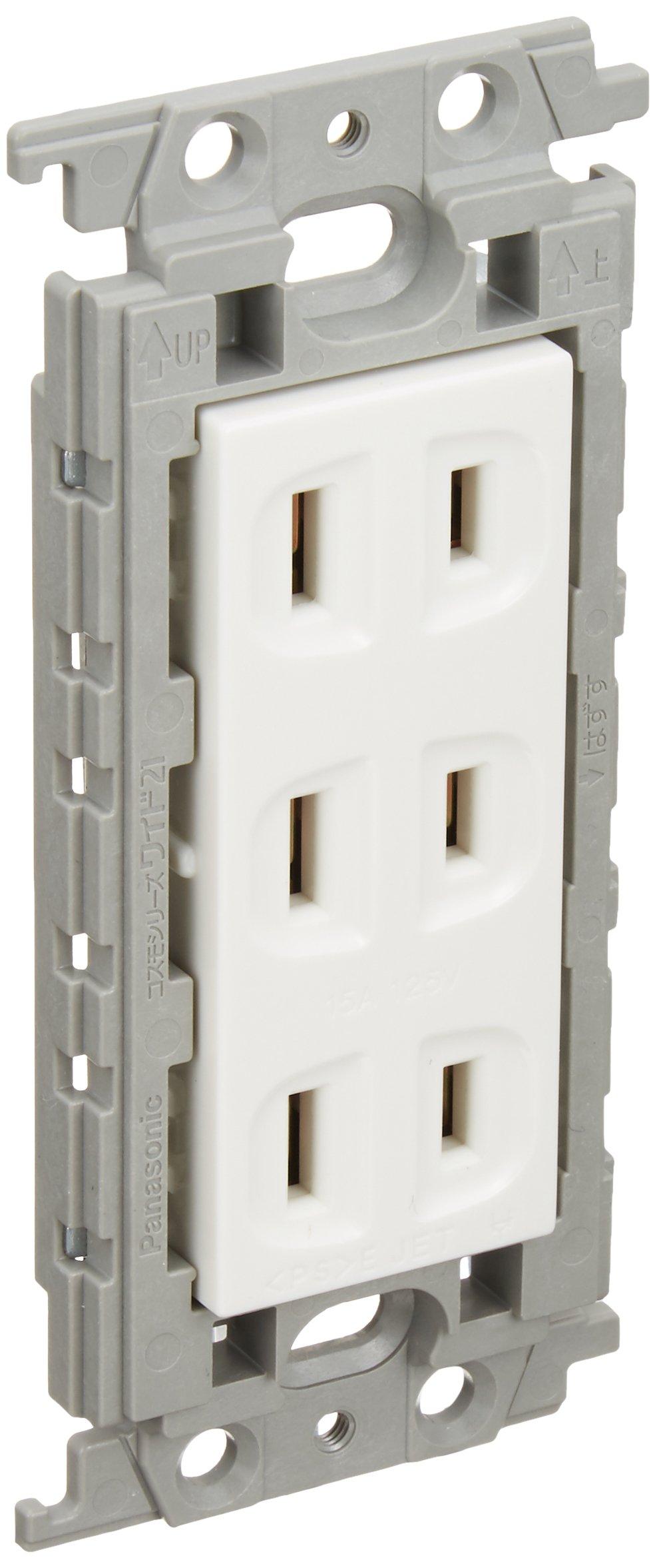 Panasonic Cosmo Series Wide 21 Embedded Triple Outlet Insulation Frame White WTF13034WK 10 Pieces
Panasonic Cosmo Series Wide 21 Embedded Triple Outlet Insulation Frame White WTF13034WK 10 Pieces