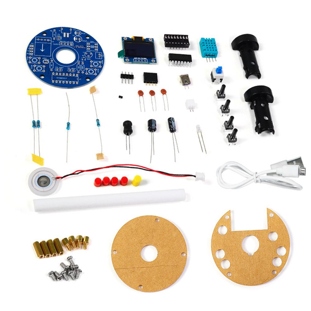USB Humidifier Kit With OLED Temperature Humidity Display STG Atomizer Controllable Humidity Timing DIY Welding Parts Circuit
USB Humidifier Kit With OLED Temperature Humidity Display STG Atomizer Controllable Humidity Timing DIY Welding Parts Circuit