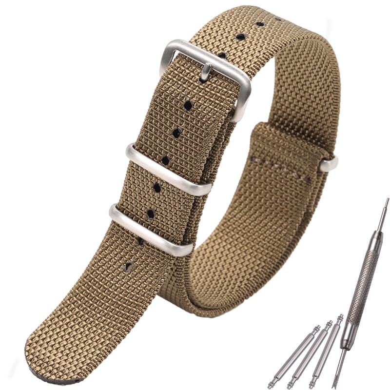 High Quality Double-layer Nylon 20mm 22mm Watchband Waterproof Soft Replace Strap Woven Replacement Strap Watch Accessories 20mm хакі
High Quality Double-layer Nylon 20mm 22mm Watchband Waterproof Soft Replace Strap Woven Replacement Strap Watch Accessories 20mm хакі