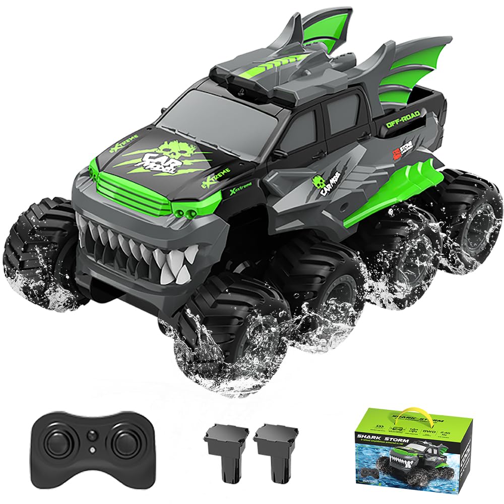 Ritaosan Remote Control Car, Amphibious, Off-Road, Popular with Kids, 8 Wheels, Fully Waterproof, 2.4GHz, 8WD, 360° Rotation, Electric Toy Boat, Recha
Ritaosan Remote Control Car, Amphibious, Off-Road, Popular with Kids, 8 Wheels, Fully Waterproof, 2.4GHz, 8WD, 360° Rotation, Electric Toy Boat, Recha