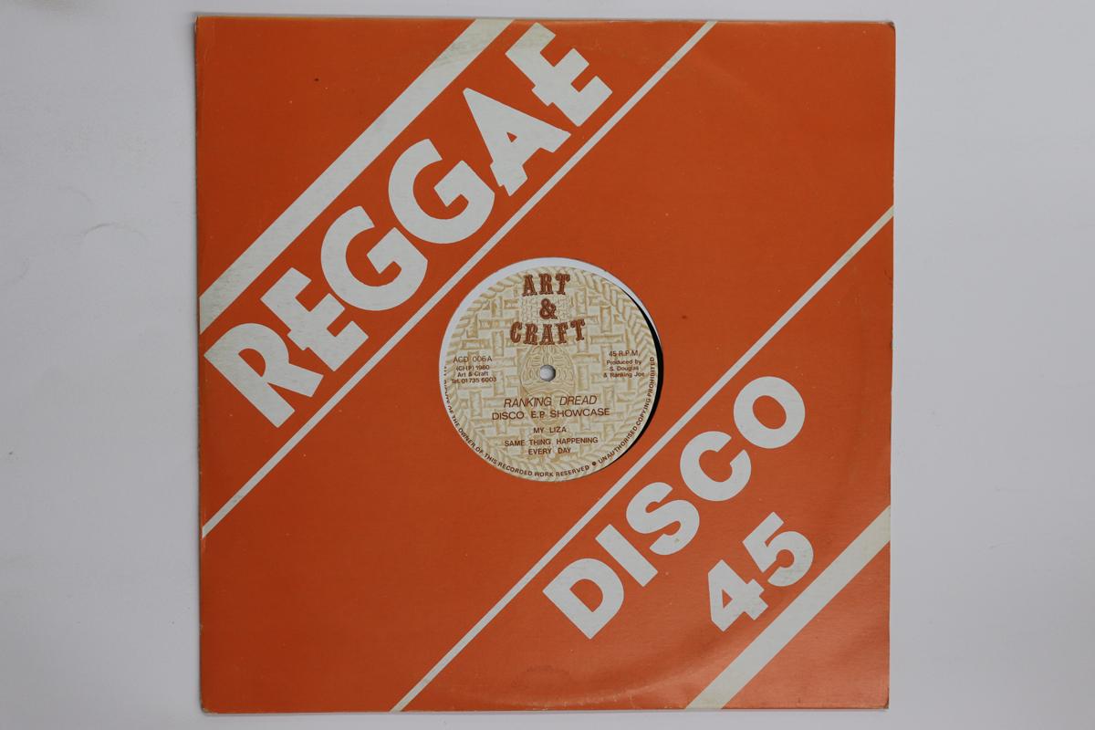 12inch Record RANKING DREAD Disco E.p. Showcase ACD006 ART CRAFT UK 1980 UK Reggae Ska Dub Used
12inch Record RANKING DREAD Disco E.p. Showcase ACD006 ART CRAFT UK 1980 UK Reggae Ska Dub Used