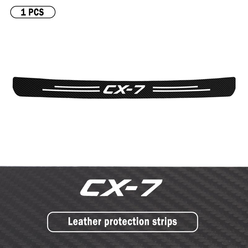 Carbon Fiber Car Rear Trunk Bumper Protection Sticker for Mazda CX-7 CX 7 Logo Car Trunk Door Sill Guard Plate Anti-Kicked Decal
Carbon Fiber Car Rear Trunk Bumper Protection Sticker for Mazda CX-7 CX 7 Logo Car Trunk Door Sill Guard Plate Anti-Kicked Decal
