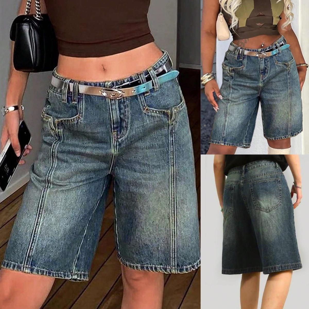 Rose Beauty A Женские брюки Y2K Street Vintage Washed Асимметричный карманный шов Повседневные свободные эластичные джинсы длиной до колена Джинсовые шорты Шорты Hottie Outfits XS синий
Rose Beauty A Женские брюки Y2K Street Vintage Washed Асимметричный карманный шов Повседневные свободные эластичные джинсы длиной до колена Джинсовые шорты Шорты Hottie Outfits XS синий