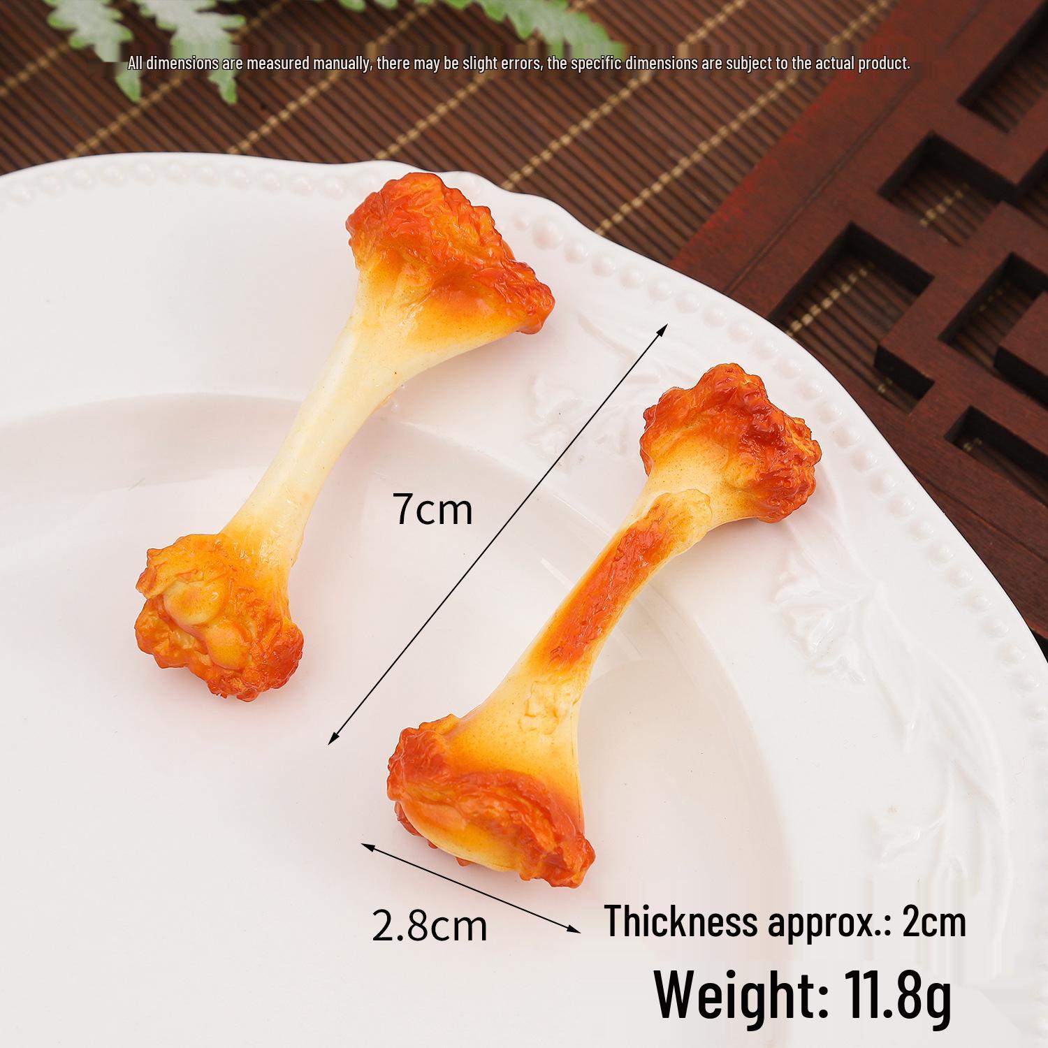 Creative Chicken Wing and Leg Bone Simulation Keychain Toy
Creative Chicken Wing and Leg Bone Simulation Keychain Toy