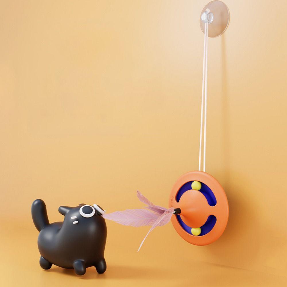 Съемная игрушка-волчок для кошек с присосками, вращающаяся игрушка для кошек, интерактивная игрушка для кошек, избавляющая от скуки
Съемная игрушка-волчок для кошек с присосками, вращающаяся игрушка для кошек, интерактивная игрушка для кошек, избавляющая от скуки