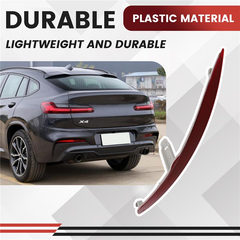 Rear Reflector For BMW X4 M G02 X4 20Dx 20Ix 25Dx 30Dx 30Ix Rear Brake Warning Lamp-M53K Red Right
Rear Reflector For BMW X4 M G02 X4 20Dx 20Ix 25Dx 30Dx 30Ix Rear Brake Warning Lamp-M53K Red Right