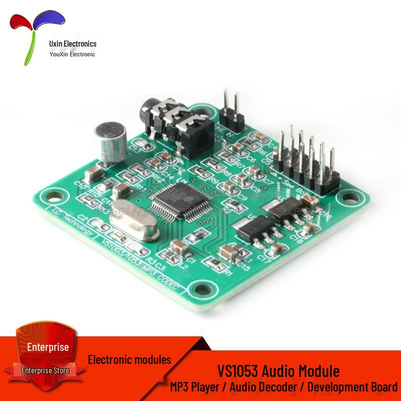 VS1053 Audio Decoder & MP3 Playback Module with Recording Function
VS1053 Audio Decoder & MP3 Playback Module with Recording Function