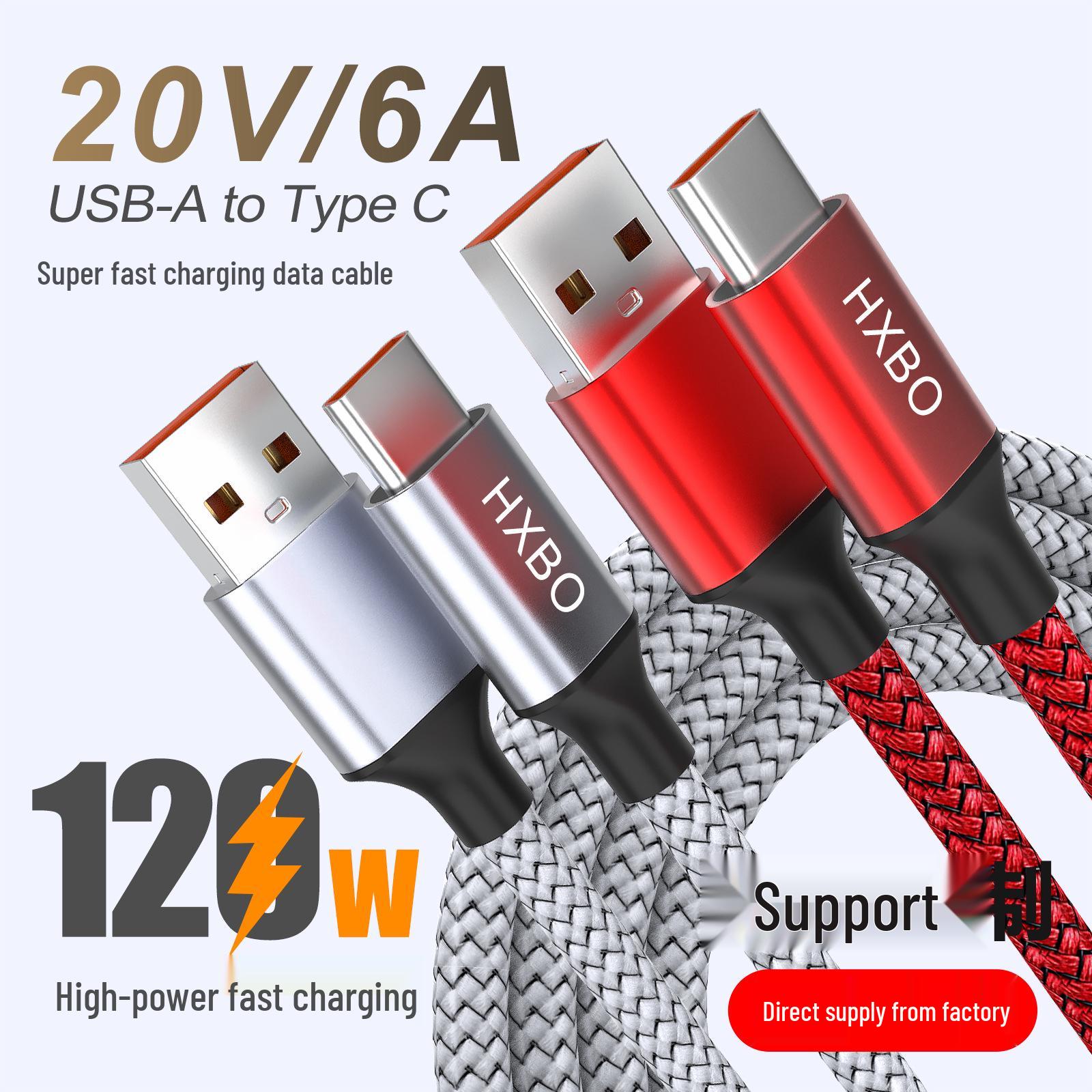 Nylon Braided 120W 6A Super Fast Charging USB-C Cable for Android Phones 0.25m серый
Nylon Braided 120W 6A Super Fast Charging USB-C Cable for Android Phones 0.25m серый