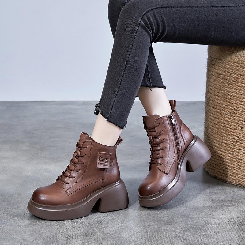 Кожаные ботинки Martin на толстой подошве, винтажные короткие ботинки 36 коричневый
Кожаные ботинки Martin на толстой подошве, винтажные короткие ботинки 36 коричневый