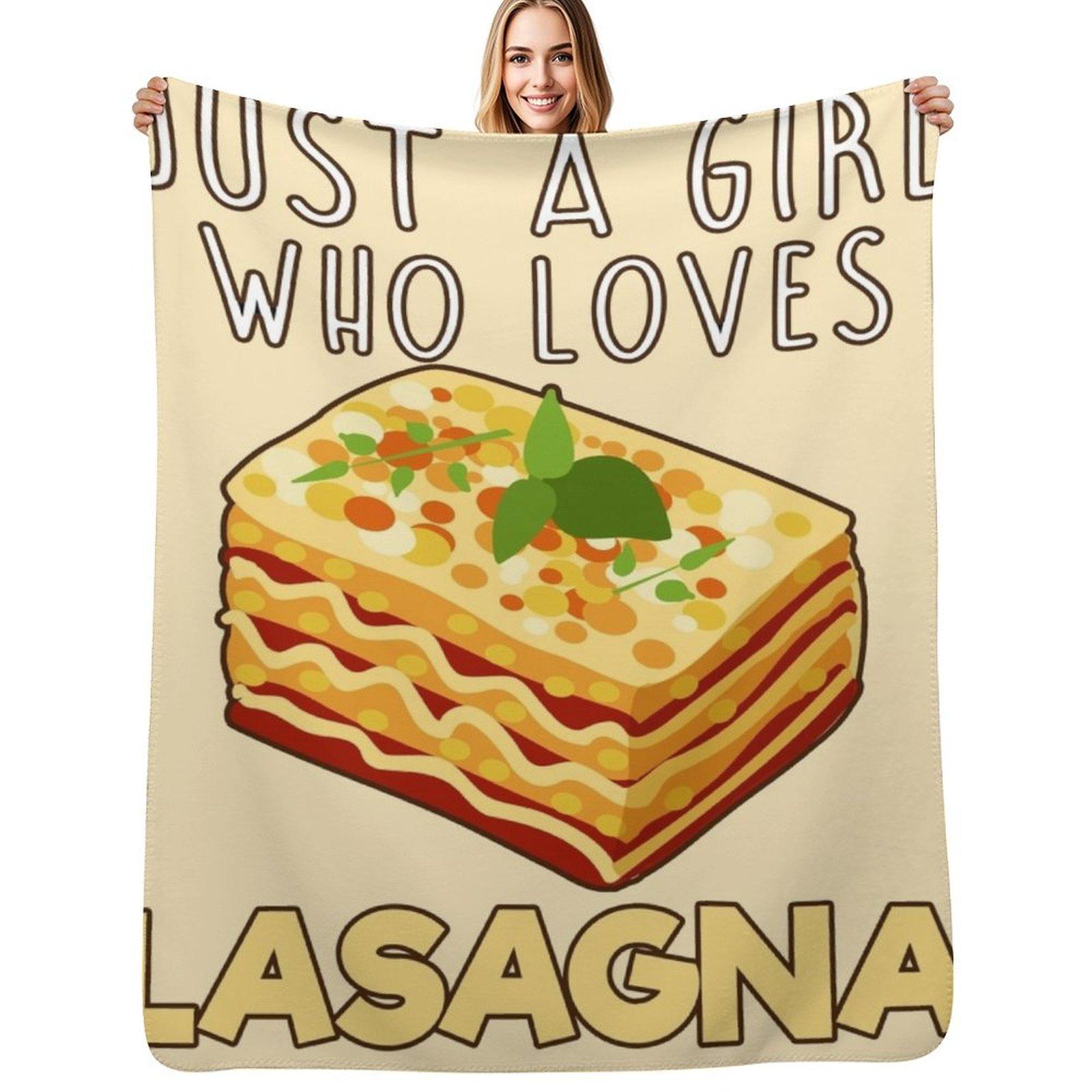 Just A Girl Who Loves Lasagna Throw Blanket Soft Cozy Blanket for Pet Kids Adults 102x76cm(40x30in)
Just A Girl Who Loves Lasagna Throw Blanket Soft Cozy Blanket for Pet Kids Adults 102x76cm(40x30in)