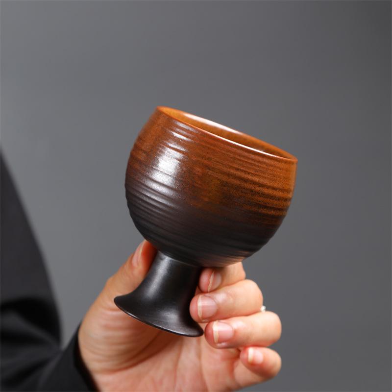 Kiln-Changed Ceramic Cup Tall Wine Glass Retro Small Capacity Wine Glass High Value Concentrated Coffee Cup Goods 170ml
Kiln-Changed Ceramic Cup Tall Wine Glass Retro Small Capacity Wine Glass High Value Concentrated Coffee Cup Goods 170ml