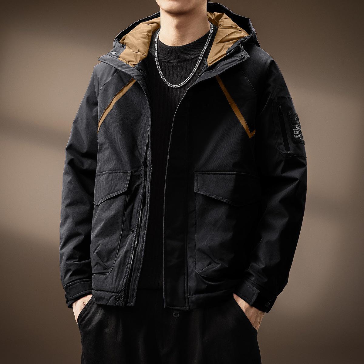 Men s Retro Workwear Hooded Winter Jacket - Thick, Warm, Casual, Loose-Fit Cotton Coat 2XL (170-190 jin) чорний
Men s Retro Workwear Hooded Winter Jacket - Thick, Warm, Casual, Loose-Fit Cotton Coat 2XL (170-190 jin) чорний