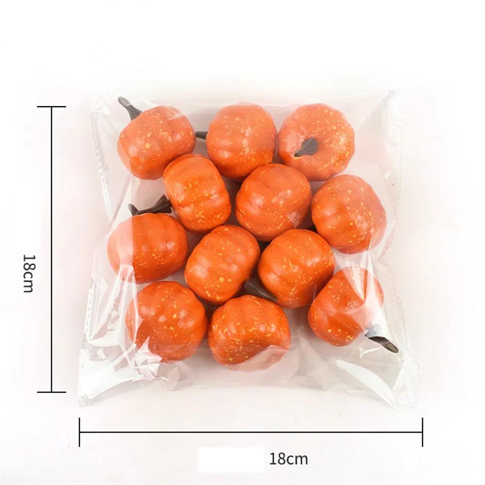 12pcs Simulated Pumpkins 5.5cm Vegetable Models Yellow & White for Halloween Family Party DIY Decorations Atmosphere Creation
12pcs Simulated Pumpkins 5.5cm Vegetable Models Yellow & White for Halloween Family Party DIY Decorations Atmosphere Creation