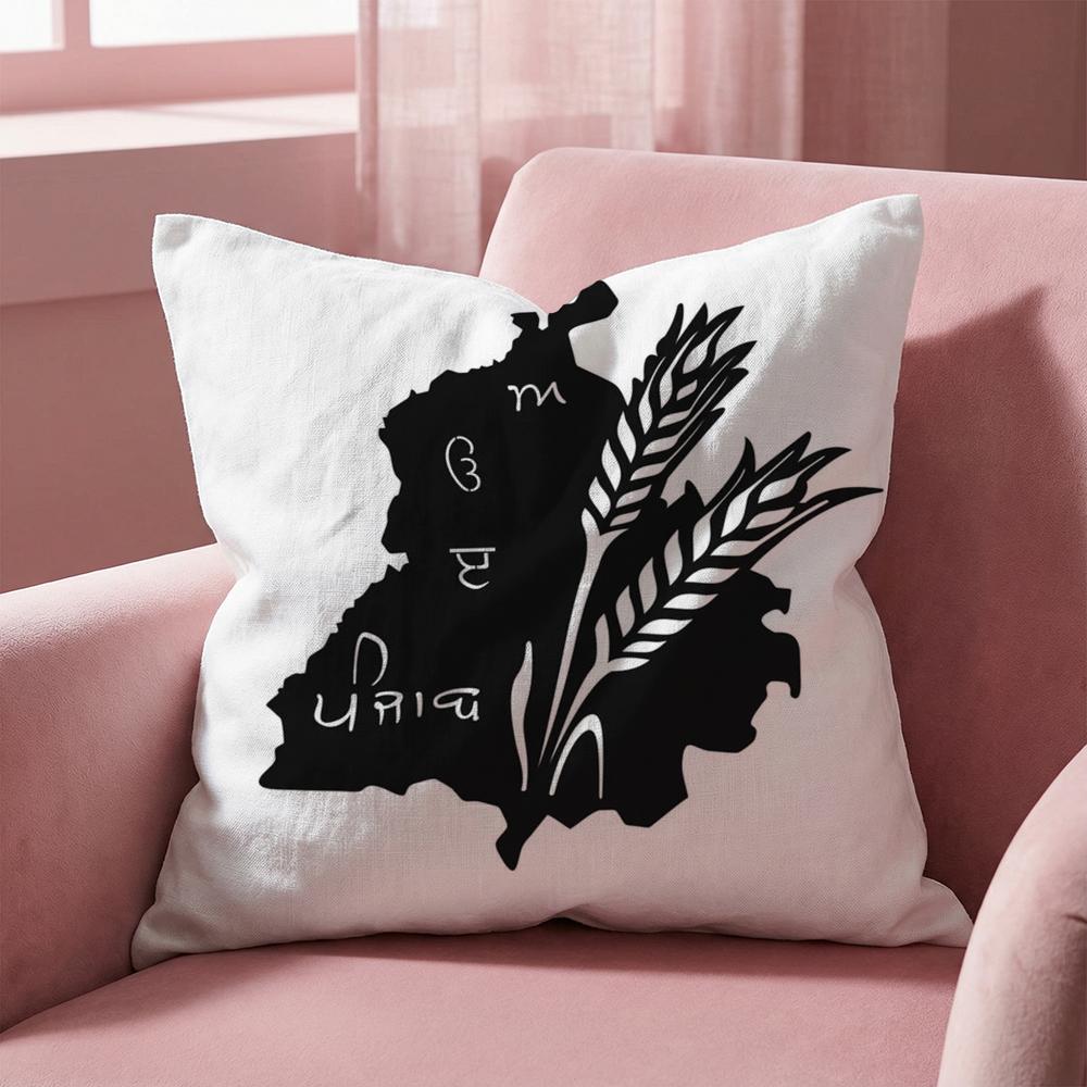 Classic Punjab Map Cushion Cover Multi-Scene Pillow Cover for Home & Car - Reversible, Soft & Durable for Daily Use 30cmx30cm
Classic Punjab Map Cushion Cover Multi-Scene Pillow Cover for Home & Car - Reversible, Soft & Durable for Daily Use 30cmx30cm