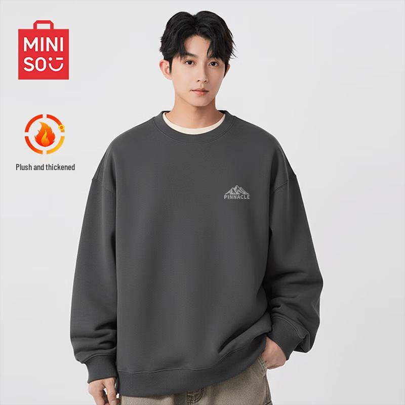 MINISO Unisex Fleece-Lined Pullover Sweatshirt XL
MINISO Unisex Fleece-Lined Pullover Sweatshirt XL