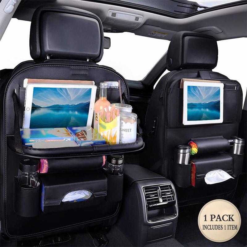 PU Car Seat Protector Backseat Organizer with Tablet Holder and Foldable Tray Durable Quality Travel Accessories
PU Car Seat Protector Backseat Organizer with Tablet Holder and Foldable Tray Durable Quality Travel Accessories