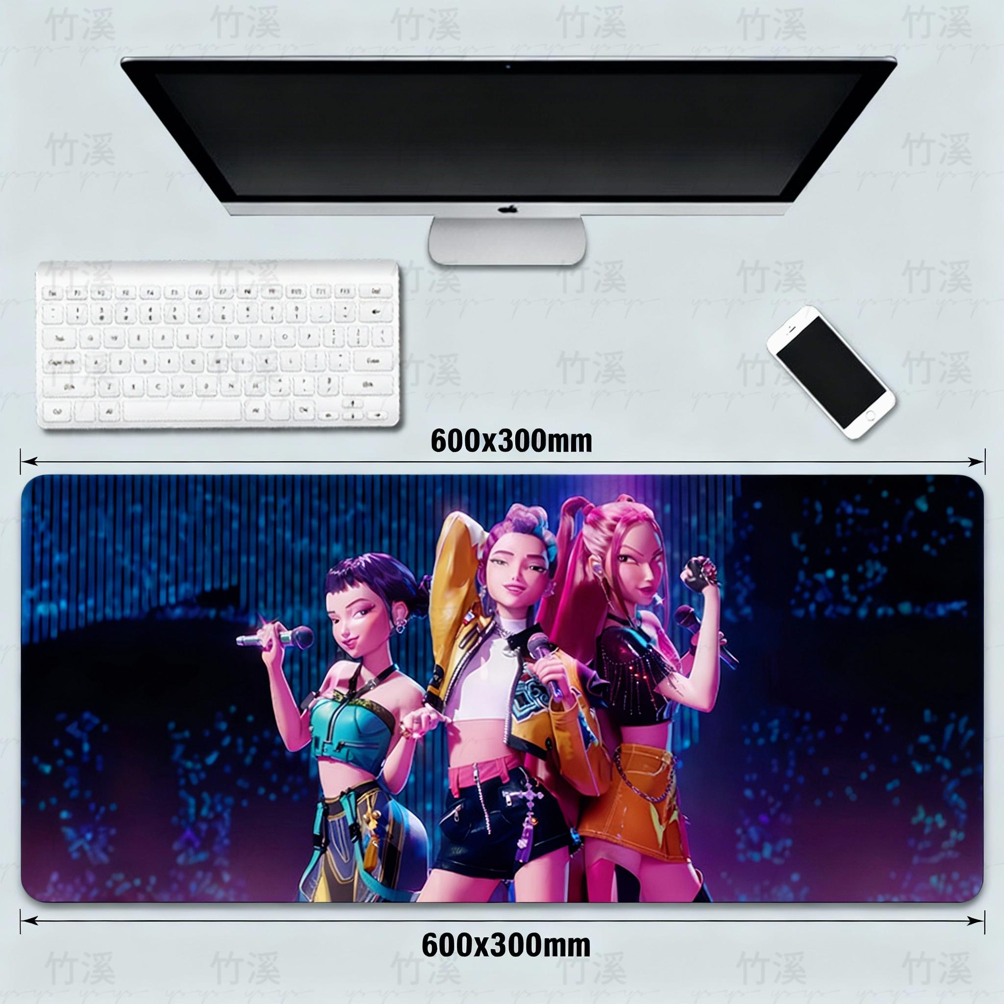 Kpop Demon Girl Group Mouse Pad, XXL Anime Keyboard Pad, Gaming Thick Desk Mat, Anti-Dirty Surface 60x30 cm
Kpop Demon Girl Group Mouse Pad, XXL Anime Keyboard Pad, Gaming Thick Desk Mat, Anti-Dirty Surface 60x30 cm