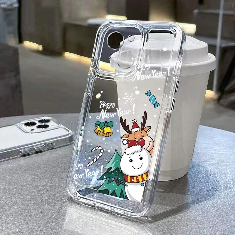Soft Phone Case For IPhone 17 Air 16 16E 11 12 Pro Max 13 14 15 Plus XS XR X 7 8 Plus Santa Claus Elk Snowman Christmas Case iphone 11 Pro
Soft Phone Case For IPhone 17 Air 16 16E 11 12 Pro Max 13 14 15 Plus XS XR X 7 8 Plus Santa Claus Elk Snowman Christmas Case iphone 11 Pro